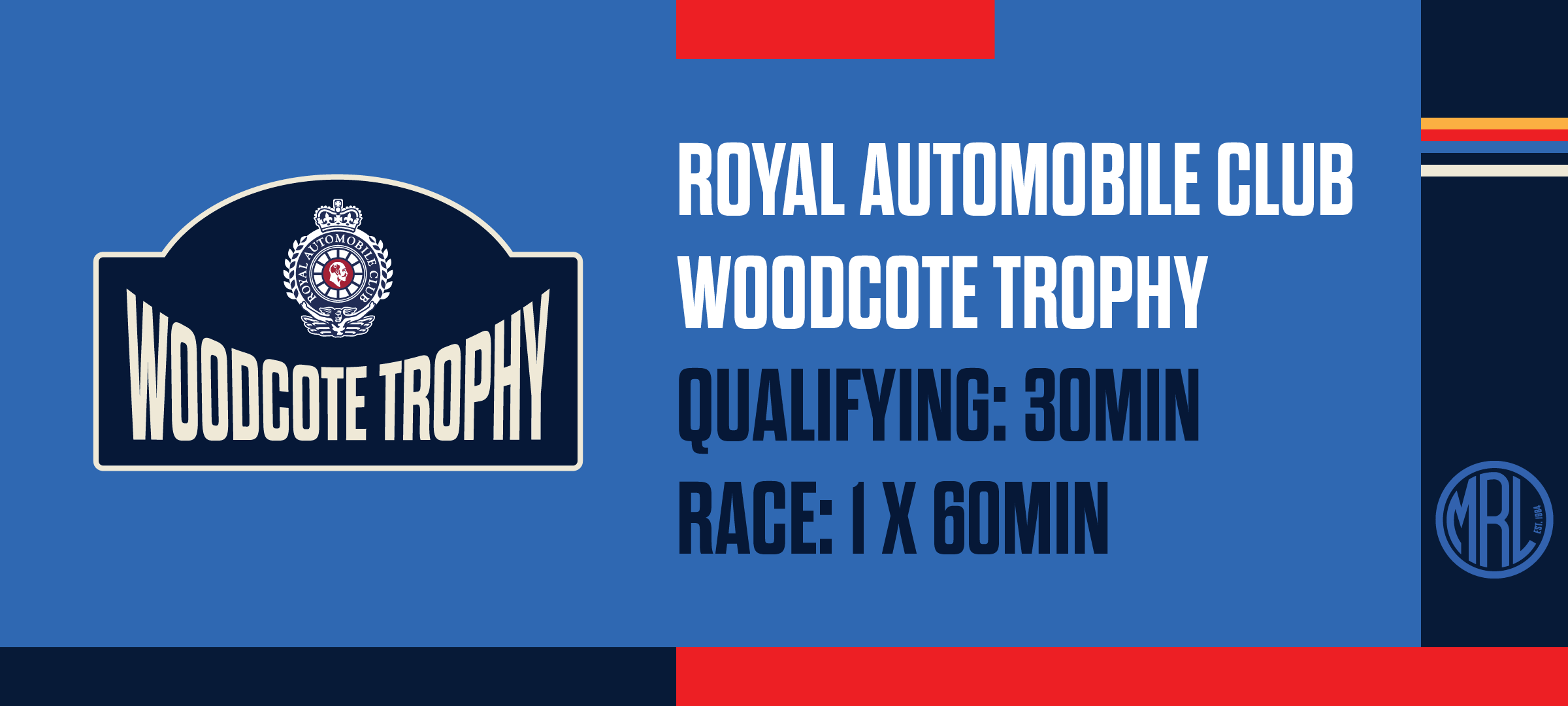 Motor Racing Legends Royal Automobile Woodcote Trophy grid timings