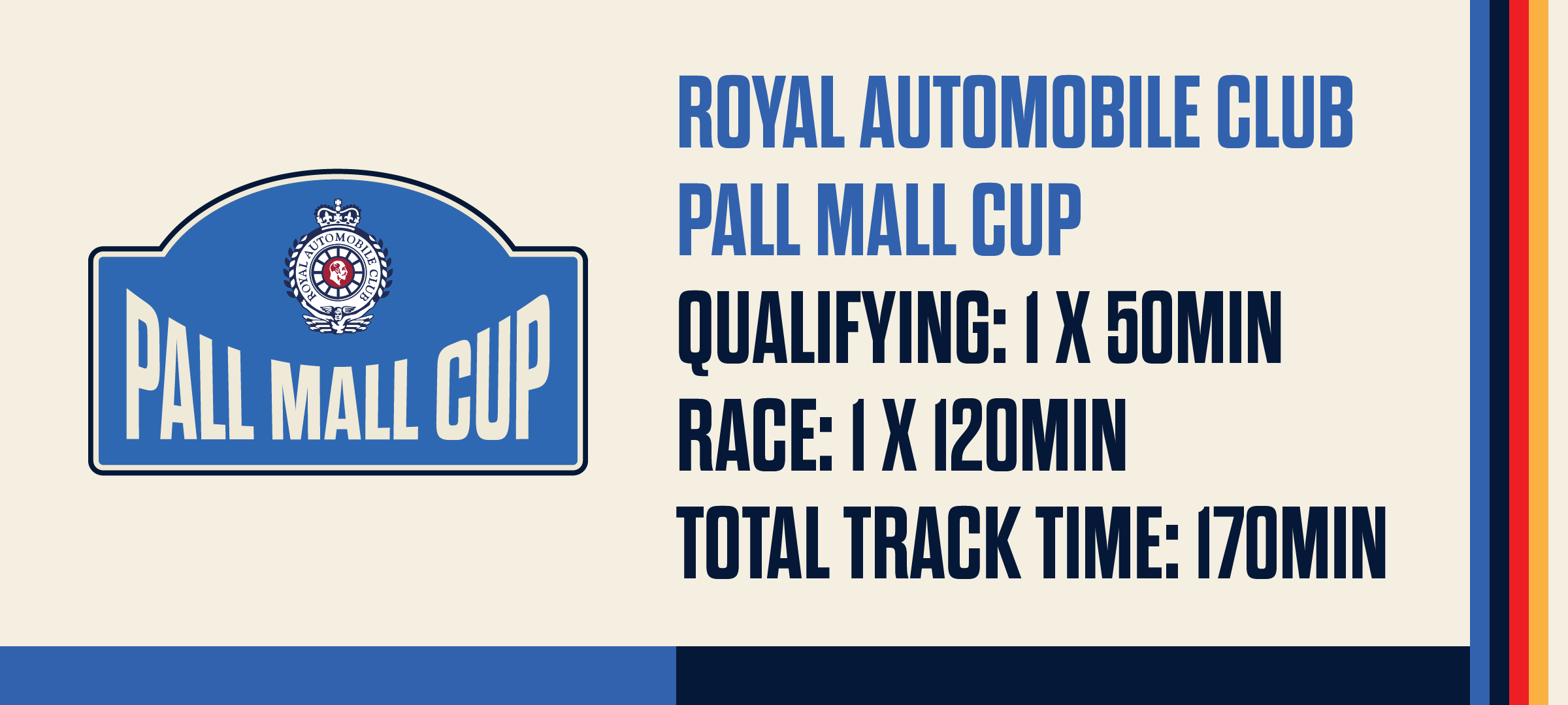 Motor Racing Legends race series grid timings