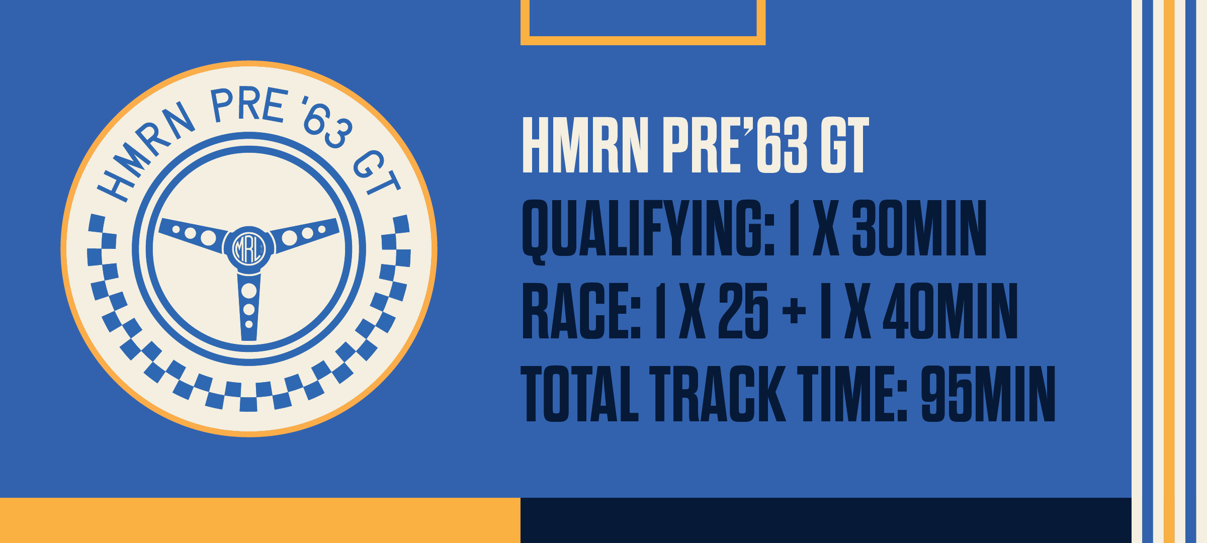 Motor Racing Legends race series grid timings